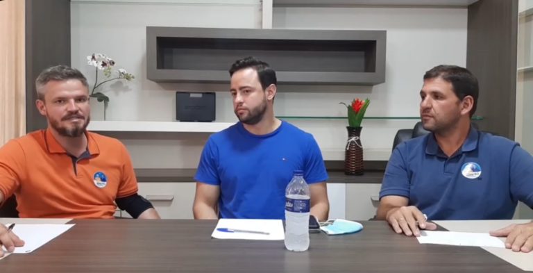 Delegado Geraldo e Fernando Bertolin recebem o apoio do deputado Ulysses Moraes