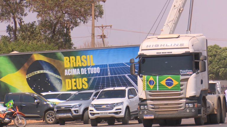 Veja os pontos com manifestação em Sorriso, Lucas, Sinop, Nova Mutum e outras cidades