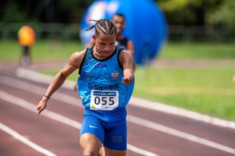 Atleta paralímpico de Sorriso é ouro no Meeting Loterias Caixa no DF