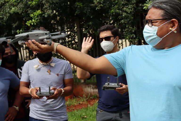 Indígenas vão usar drones para monitorar áreas e evitar desmatamento e invasões em território em MT