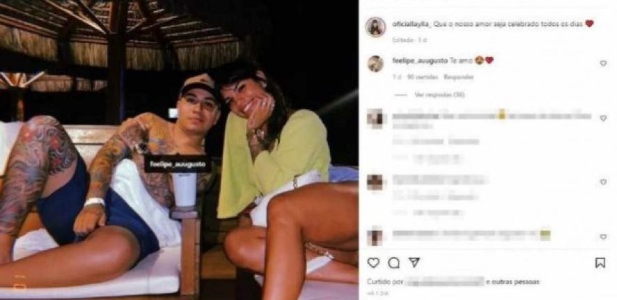 Influencer postou foto com namorado antes de sua morte