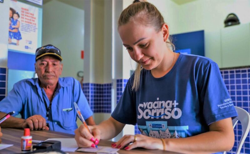 Mais de 4.800 doses foram aplicadas no dia “D” da Campanha de Vacinação Contra Gripe e Sarampo em Sorriso