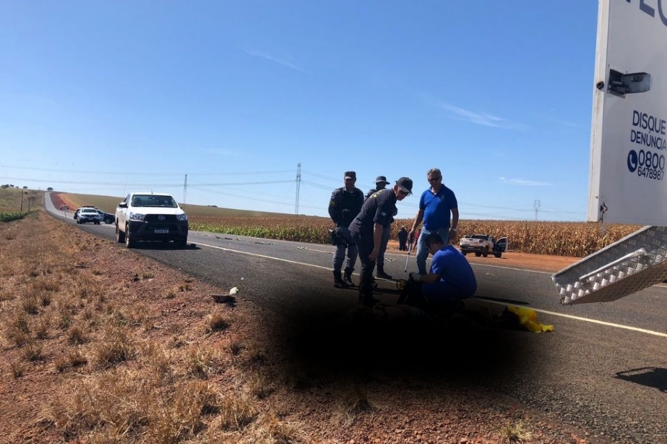 Homem tem braço arrancado e morre após ser atropelado por caminhonete em rodovia de MT