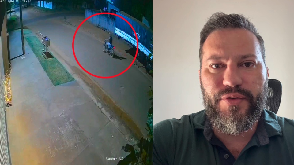 Casa de delegado é metralhada e vídeo captura momento do ataque em Mato Grosso