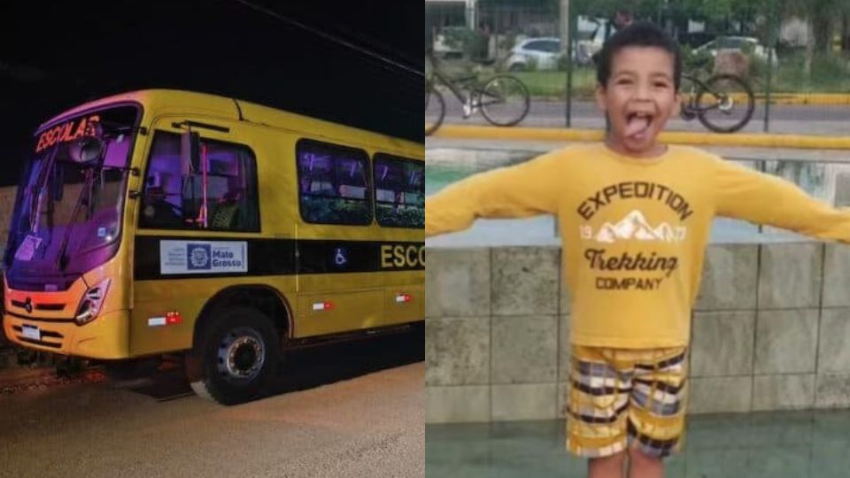 Perícia indica que criança de 6 anos tentou passar pela frente do ônibus escolar, momento que foi atropelada em Sinop