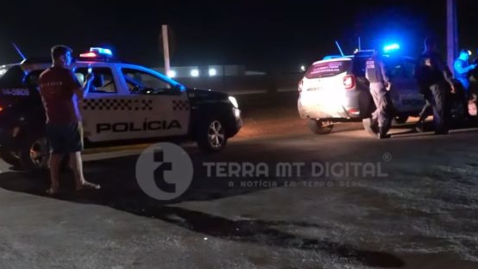 Após tentativa de assassinato, criminosos fogem de carro em Lucas do Rio Verde 