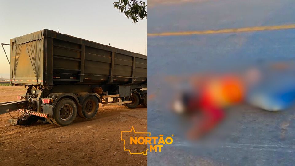 Motociclista morre após colisão com carreta na MT-242 em Sorriso