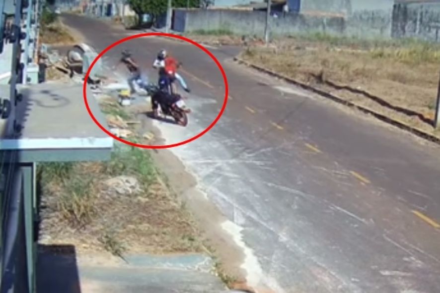 Trabalhador são alvos de tiros em obra em MT; vídeo mostra ação dos criminosos