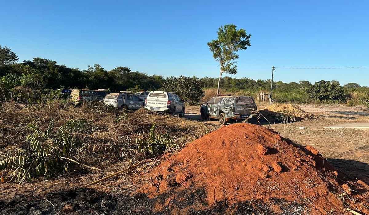 Três homens presos por invasão de propriedade rural em MT