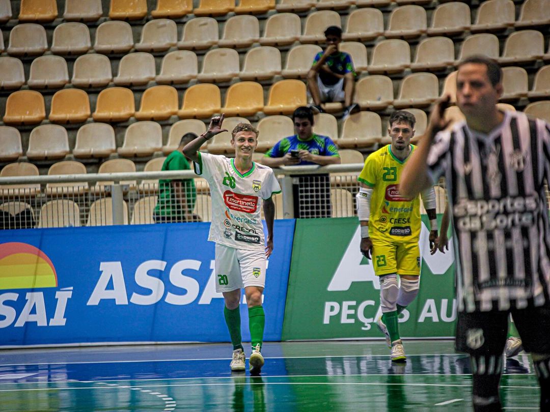 ASF Sorriso conquista virada heroica e vence seu primeiro jogo no Campeonato Brasileiro de Futsal