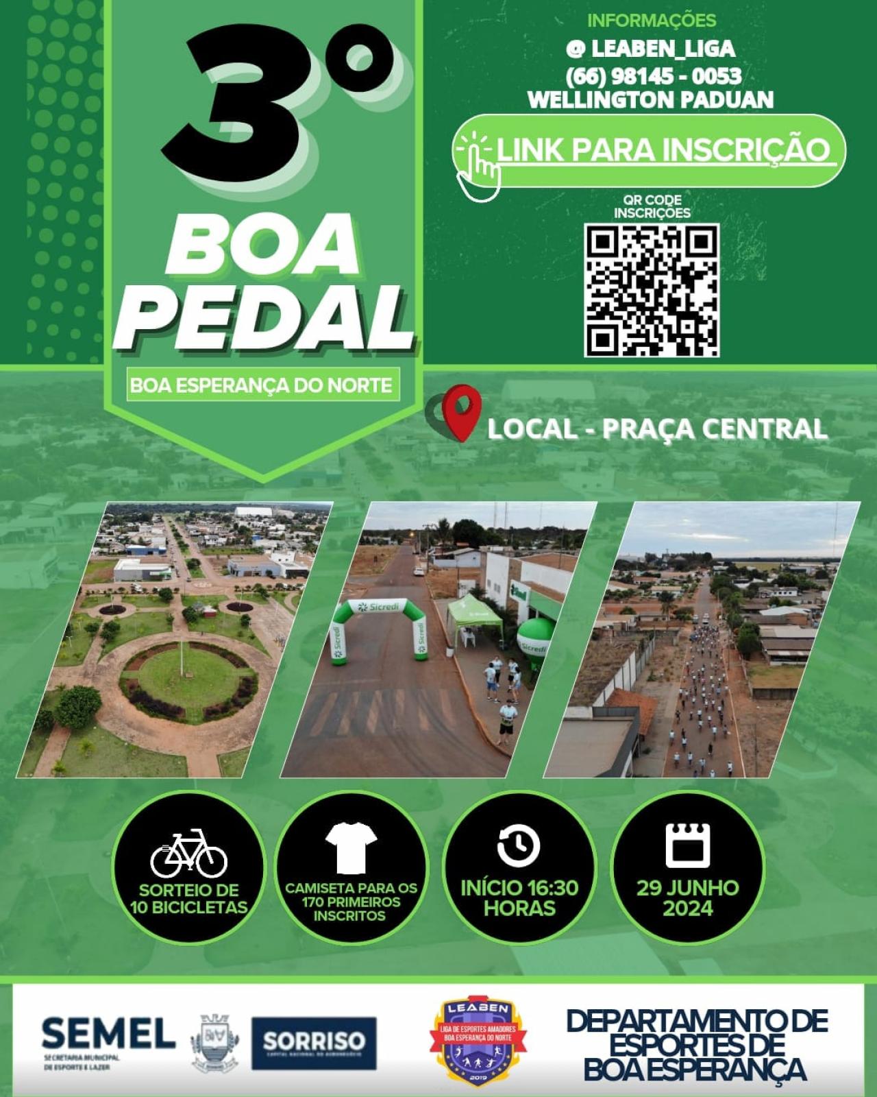 Distrito de Boa Esperança se prepara para o 3º Boa Pedal neste sábado, 29