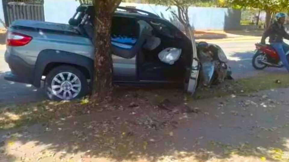 Motociclista fica gravemente ferido após colisão em Lucas do Rio Verde