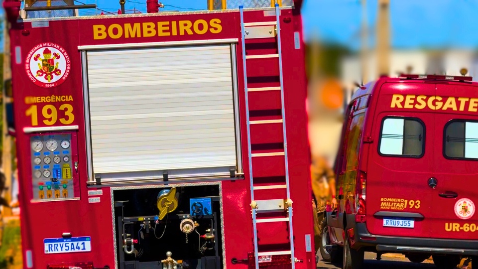 Bombeiros resgata quatro pessoas presas em elevador em Sorriso