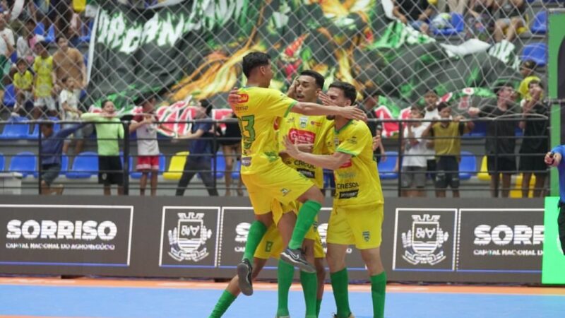 Momento Histórico: ASF Sorriso se classifica após vencer o Vasco pela 4ª Rodada da Taça Brasil de Futsal