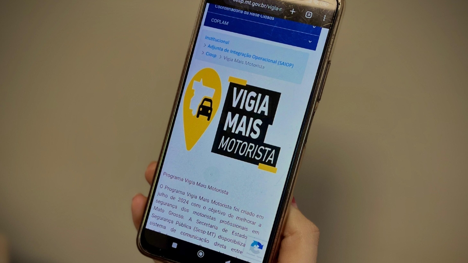 Sesp disponibiliza cadastro online para motoristas e mototaxistas profissionais que querem aderir aplicativo de segurança