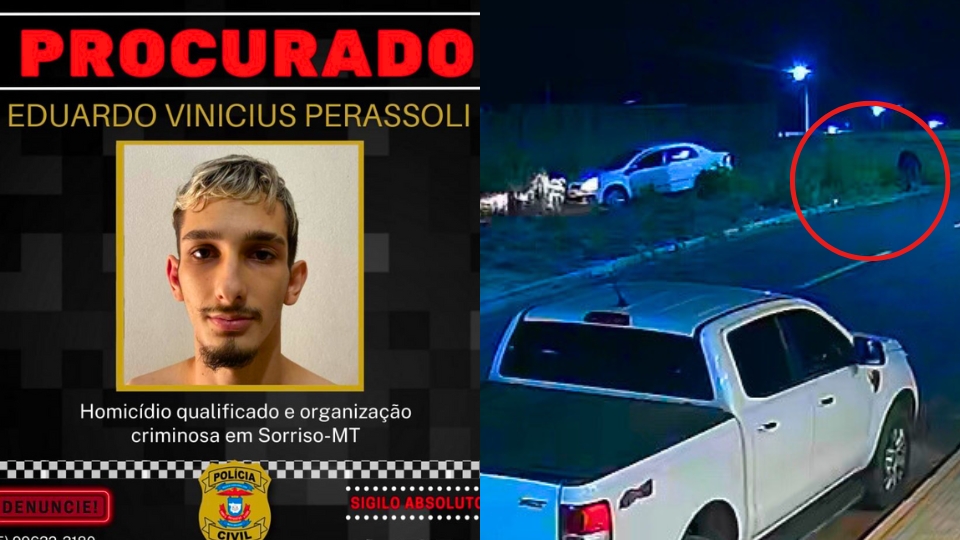 Polícia Civil procura suspeito de homicídio de Márcio Quevedo em Sorriso