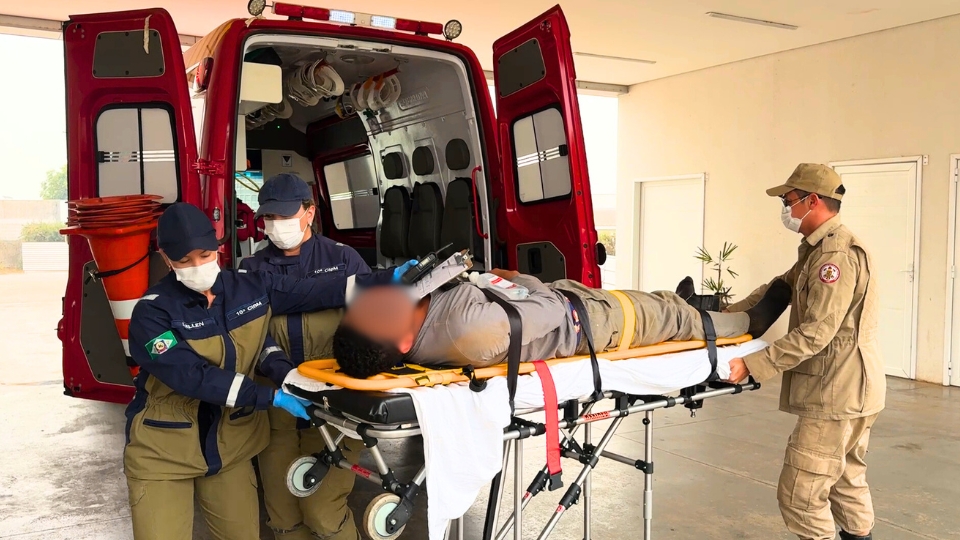 Trabalhador sofre acidente com fio de alta tensão em usina de álcool em Sorriso