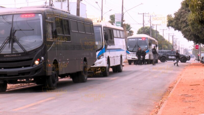 Polícia Penal transfere cerca de 100 presos do Centro de Ressocialização de Sorriso