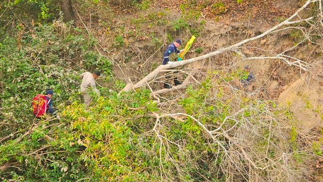 Pescador sofre ferimentos após cair em barranco próximo ao Rio Teles Pires em Sorriso