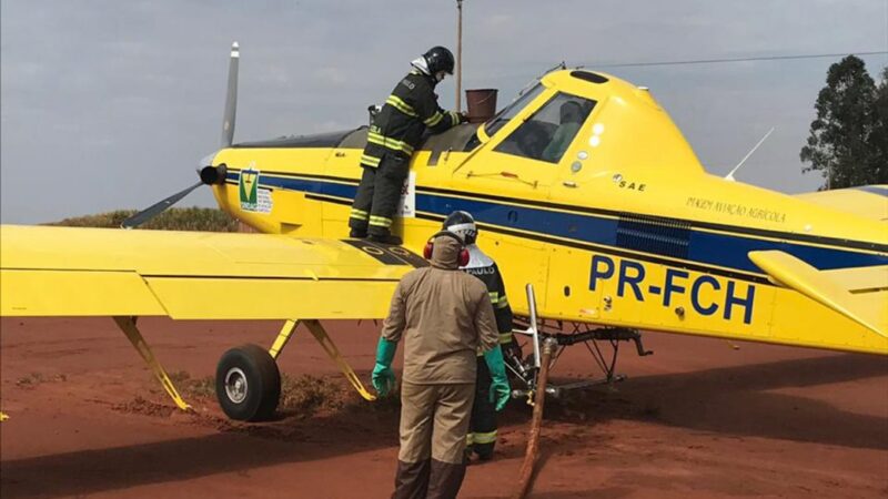 Uso de aviões agrícolas para combate a incêndios aumenta 50% no Brasil