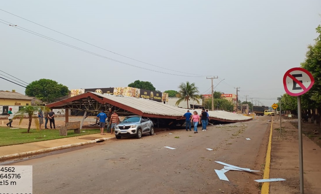 Temporal provoca estragos em Itanhangá e deixa moradores sem energia elétrica por mais de 12 horas