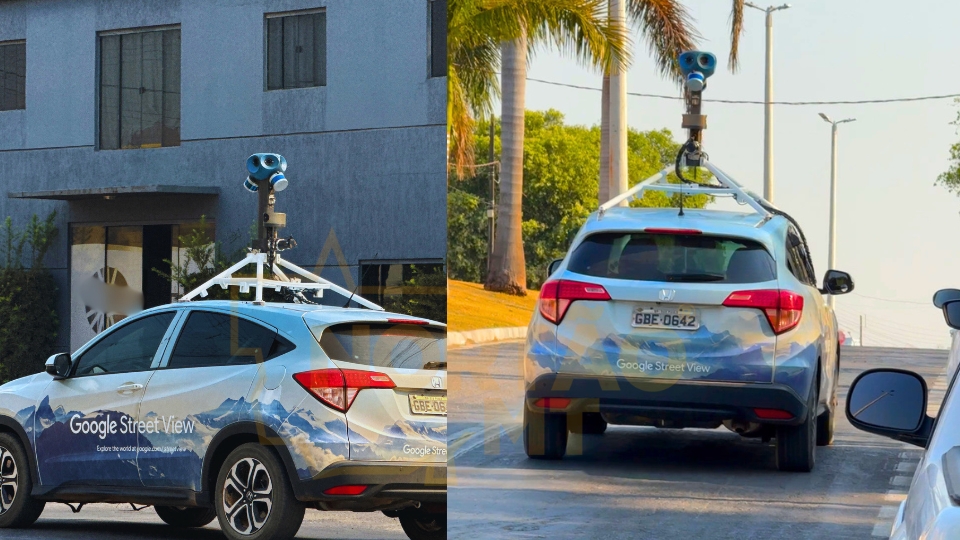 Carro do Google é flagrado pelas ruas em Sorriso