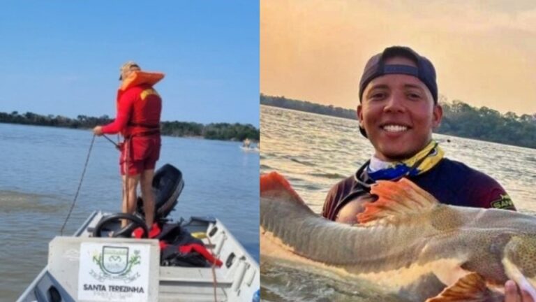 Pescador é arrastado por peixe e morre afogado enquanto pescava em MT