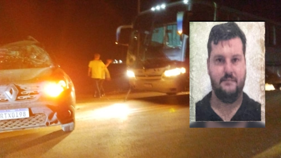 Homem de 41 anos morre em acidente entre carro e ônibus entre Sinop e Cláudia na MT-423