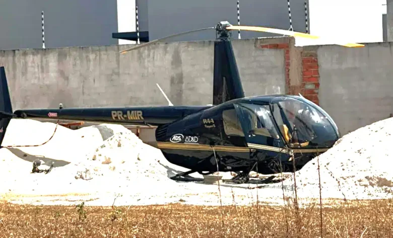 Helicóptero com empresário do Agro e família sofre pane e faz pouso de emergência em MT