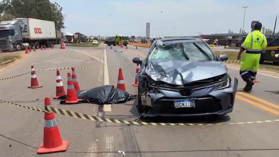 Motociclista morre em colisão com carro na BR-163 em Sinop