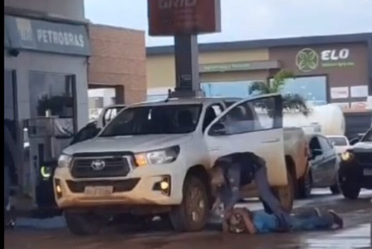 Assaltantes de relojoaria são presos após fugirem em hilux em MT