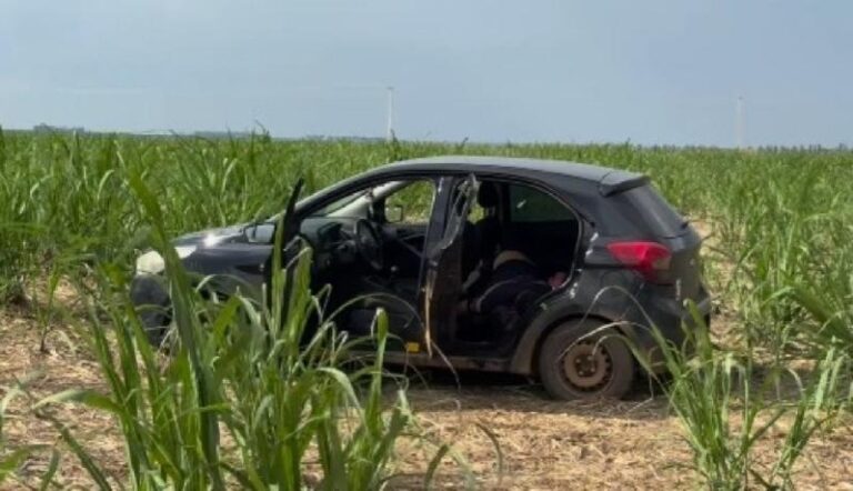 Homem é executado e encontrado morto em carro no meio de lavoura em MT