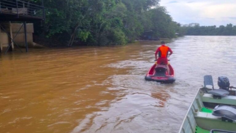 Mulher desaparece no Rio Teles Pires em Sinop; Bombeiros iniciam buscas