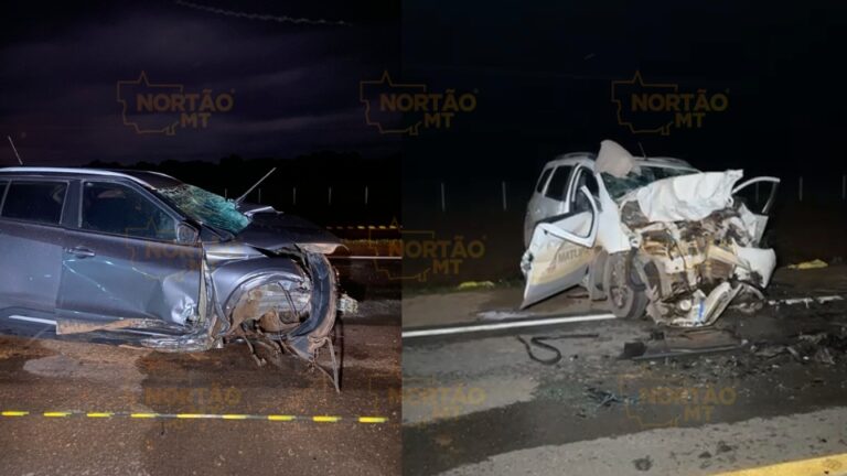 Acidente envolvendo carro de prefeitura deixa um morto e 5 feridos em estado grave na BR-163 em Sorriso