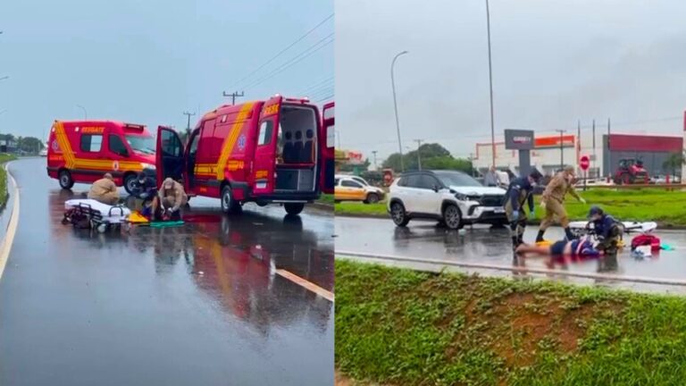 Mulher morre e homem tem perna dilacerada em colisão na BR-163 em Sorriso